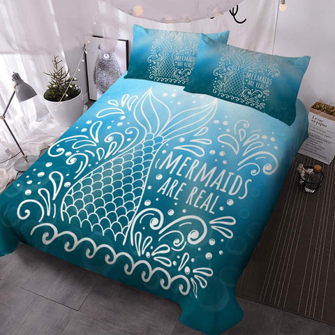Mermaids Are Real Doona Cover Set