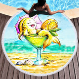 Margarita Mermaid Fun Beach Towel