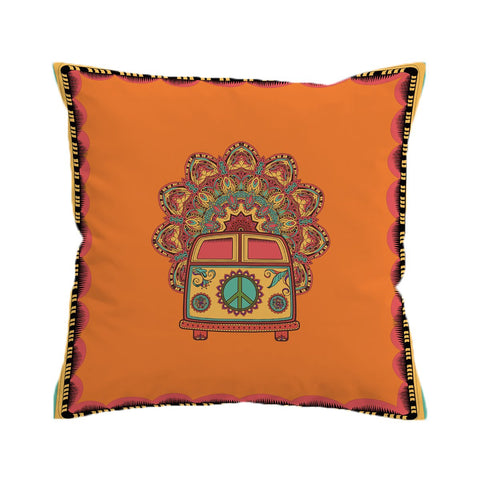 The Happy Bus Cushion Cover