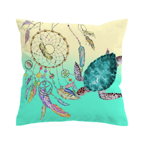 The Dreamcatcher and Sea Turtle Cushion Cover