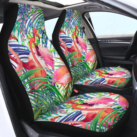Flamingo Passion Car Seat Cover