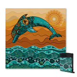 Dolphin Dreaming Sand Free Towel