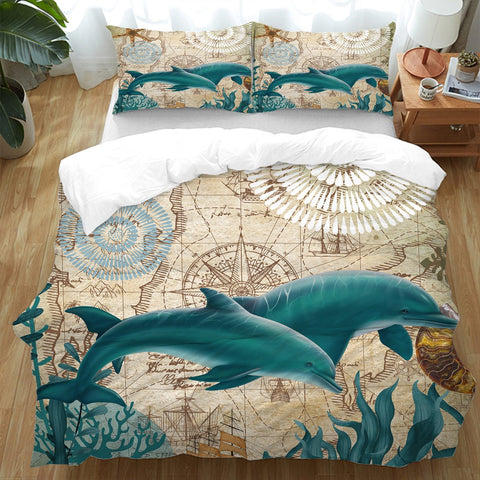 Dolphins Love Doona Cover Set
