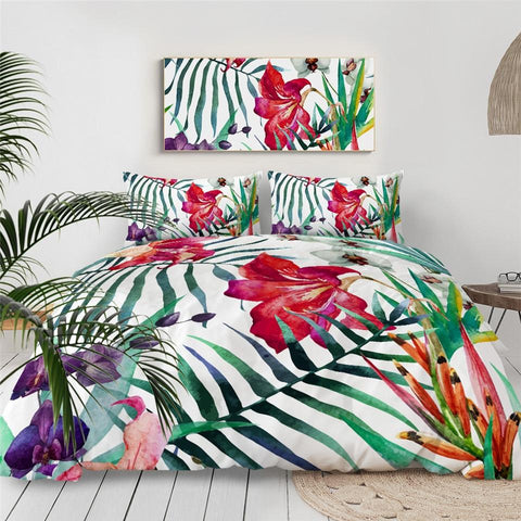 Tropical Floral Doona Cover Set