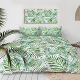 Tropical Palm Leaves Doona Cover Set