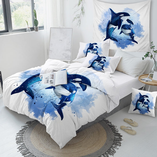 Orca Whales Doona Cover Set by Australian Coastal Passion – 🇦🇺 ...