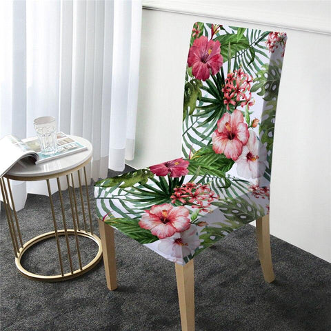 Tropical Hibiscus Chair Cover