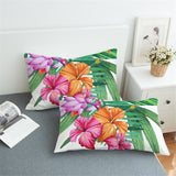 Tropical Flamingo Set of 2 Pillowcases
