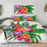 Tropical Flamingo Doona Cover Set