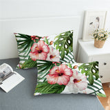Tropical Hibiscus Set of 2 Pillowcases
