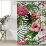 Tropical Hibiscus Shower Curtain