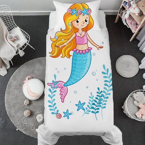 Little Mermaid Toddler Bed Set