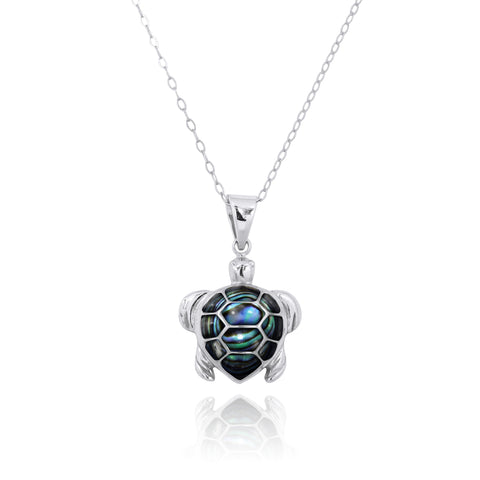 Turtle with Abalone shell Pendant