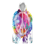 Peace on the Beach Sand-Free Surf Poncho, Warm, Windproof, Changing Towel Hoodie