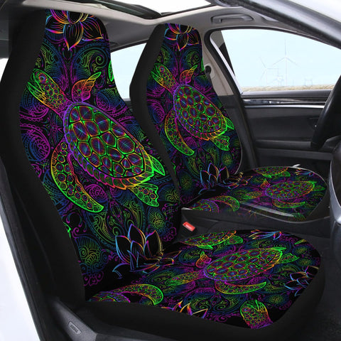 Sea Turtle Mysteries Car Seat Cover