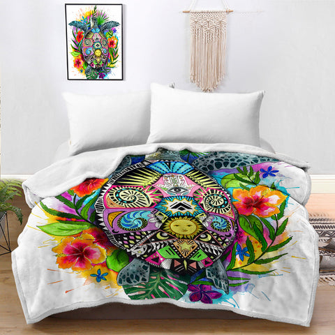 The Original Turtle Mystic Bedspread Blanket