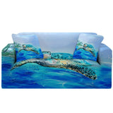 Sea Turtle Life Couch Cover