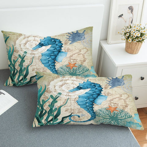 Seahorse Love Pillowcase