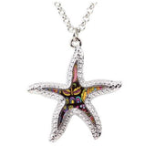 Salty Starfish - Enamel Pendant Necklace