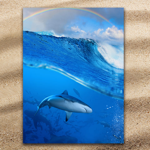 The Shark Jumbo Beach Towel