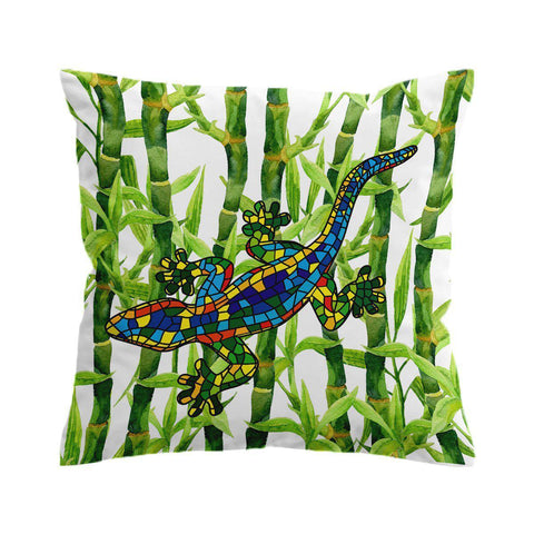 Bamboo Gecko Cushion Cover