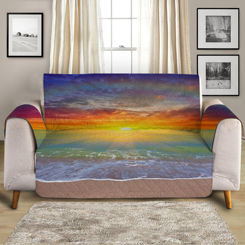 Sunset Beach Sofa Cover