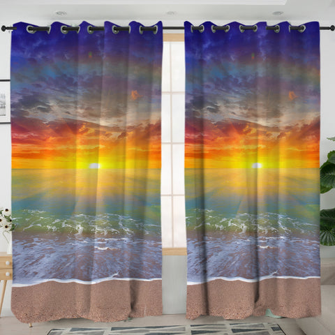 Sunset Beach Curtains