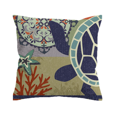 Sea Turtle Passion Cushion Cover