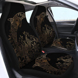 The Golden Dolphin Car Seat Cover