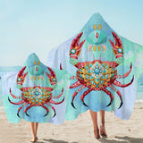 The Royal Crab Hooded Towel