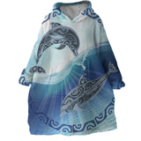 Polynesian Passion Wearable Blanket Hoodie