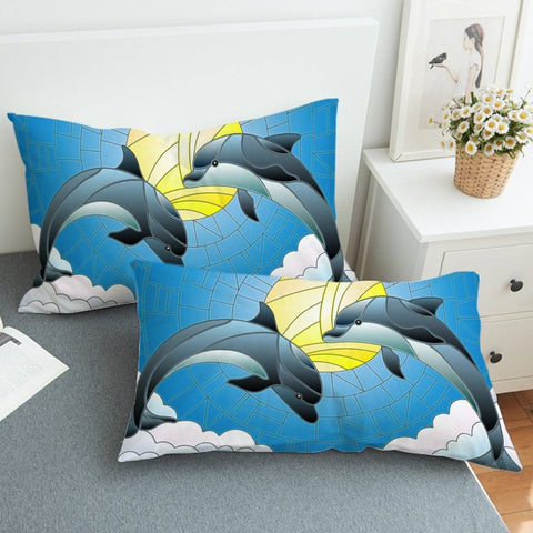Dolphin Dancing Pillowcase