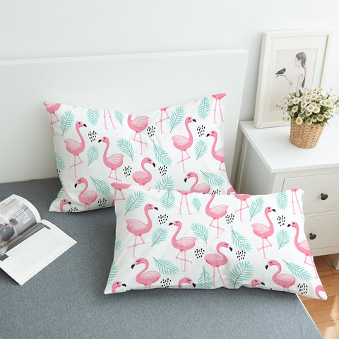 Flamingo Delight Pillowcase
