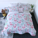 Flamingo Delight Quilt Set