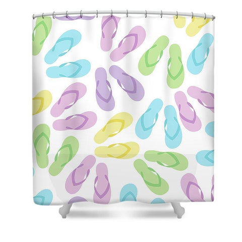 Flip Flop Galore Shower Curtain