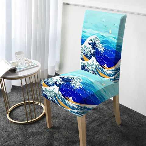 Great Wave Chair Cover