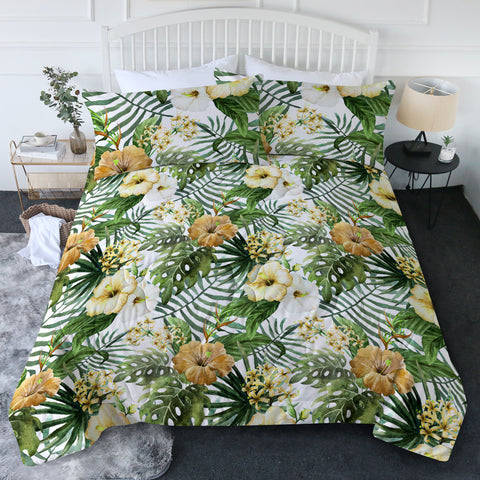 Hibiscus Tropics New Quilt Set