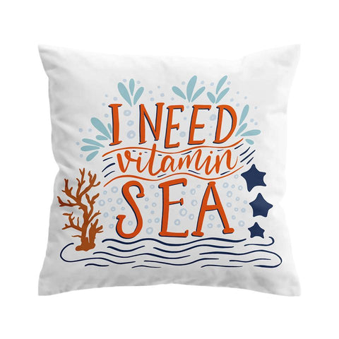 I Need Vitamin Sea Cushion Cover