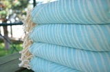 Turquoise Sunrise 100% Cotton Original Turkish Towels