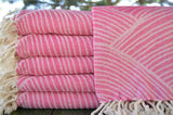 Pink Sunrise 100% Cotton Original Turkish Towels