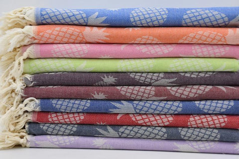 Pineapple Party Series 100% Cotton Original Turkish Towels