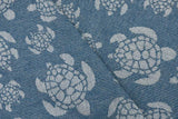 Sea Turtle Teal 100% Cotton Original Turkish Towels