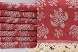 Sea Turtles Galore Series 100% Cotton Original Turkish Towels