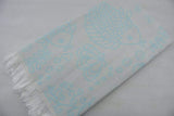 Aquamarine Sea Life 100% Cotton Original Turkish Towels