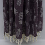 Pineapple Brown 100% Cotton Original Turkish Towels