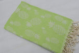 Pineapple Green 100% Cotton Original Turkish Towels