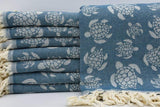 Sea Turtles Galore Series 100% Cotton Original Turkish Towels