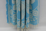 Turquoise Mandala 100% Cotton Original Turkish Towels