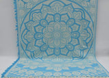 Turquoise Mandala 100% Cotton Original Turkish Towels