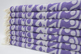 Purple Mandala 100% Cotton Original Turkish Towels